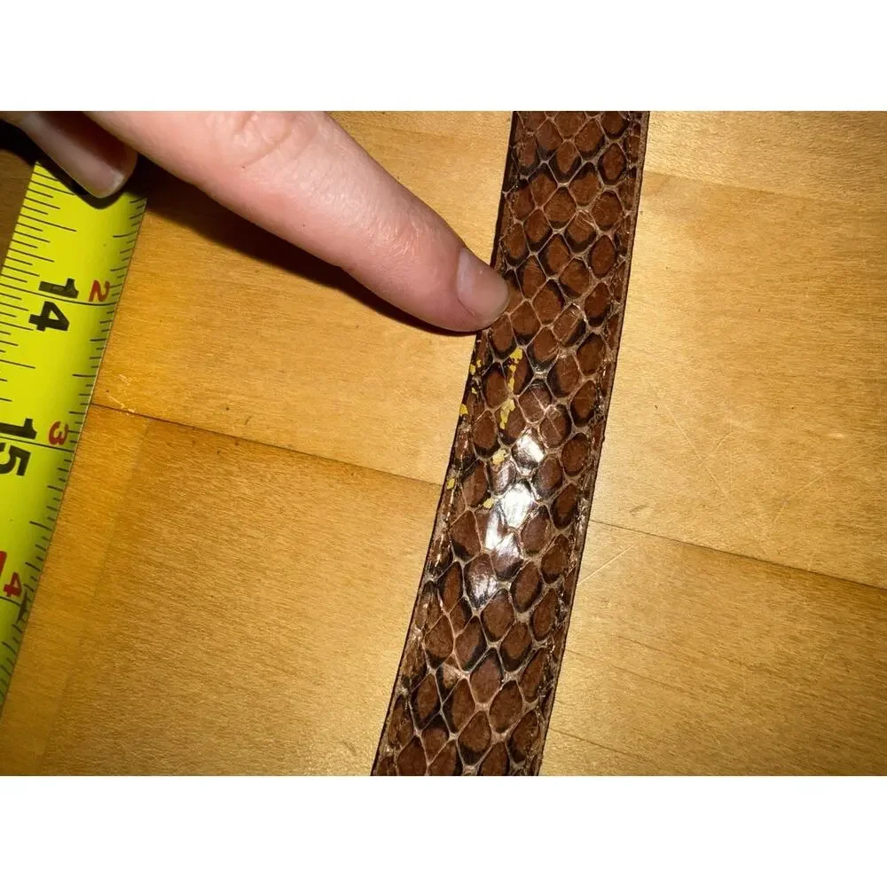VTG Genuine Snakeskin Brown Belt ONLY (Needs Buckle) L